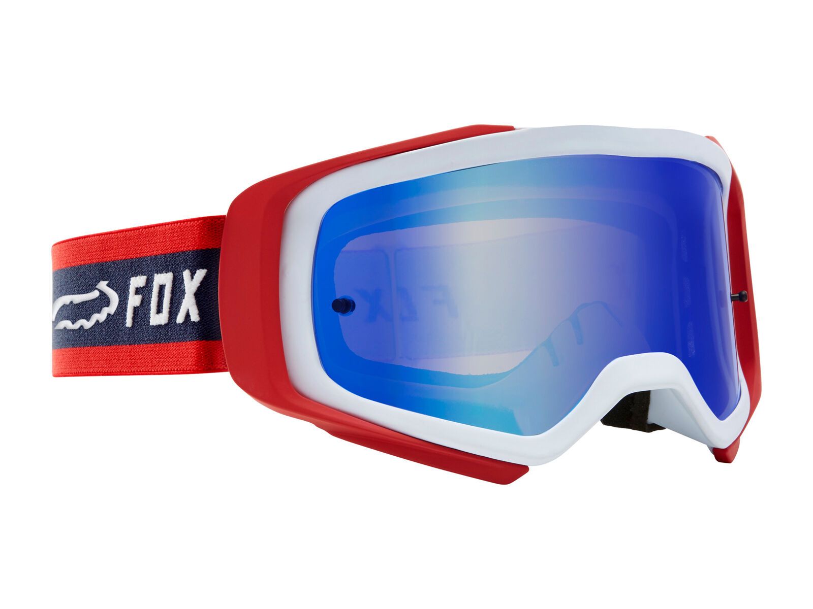 Fox Airspace Simp Goggle Spark Blue Mirror, navy/red - Bild 2