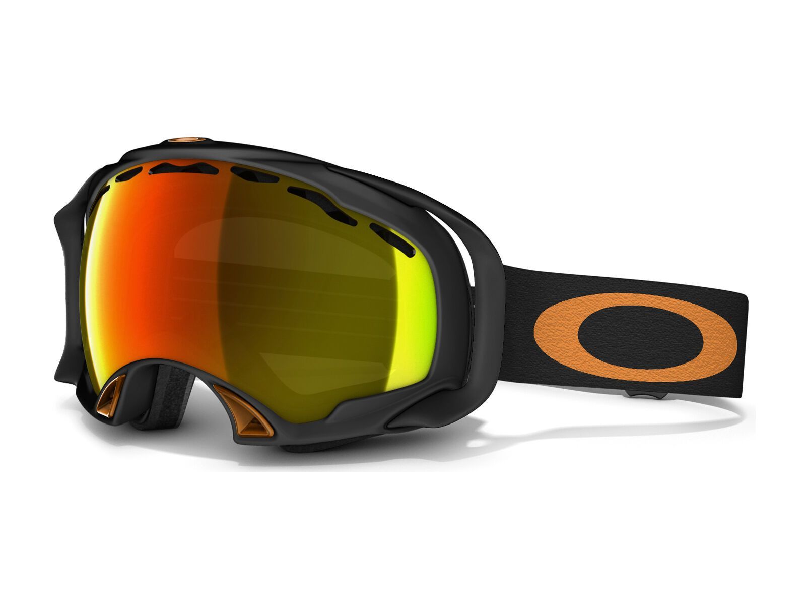 Oakley Splice, Matte Black/Fire Iridium - Bild 1