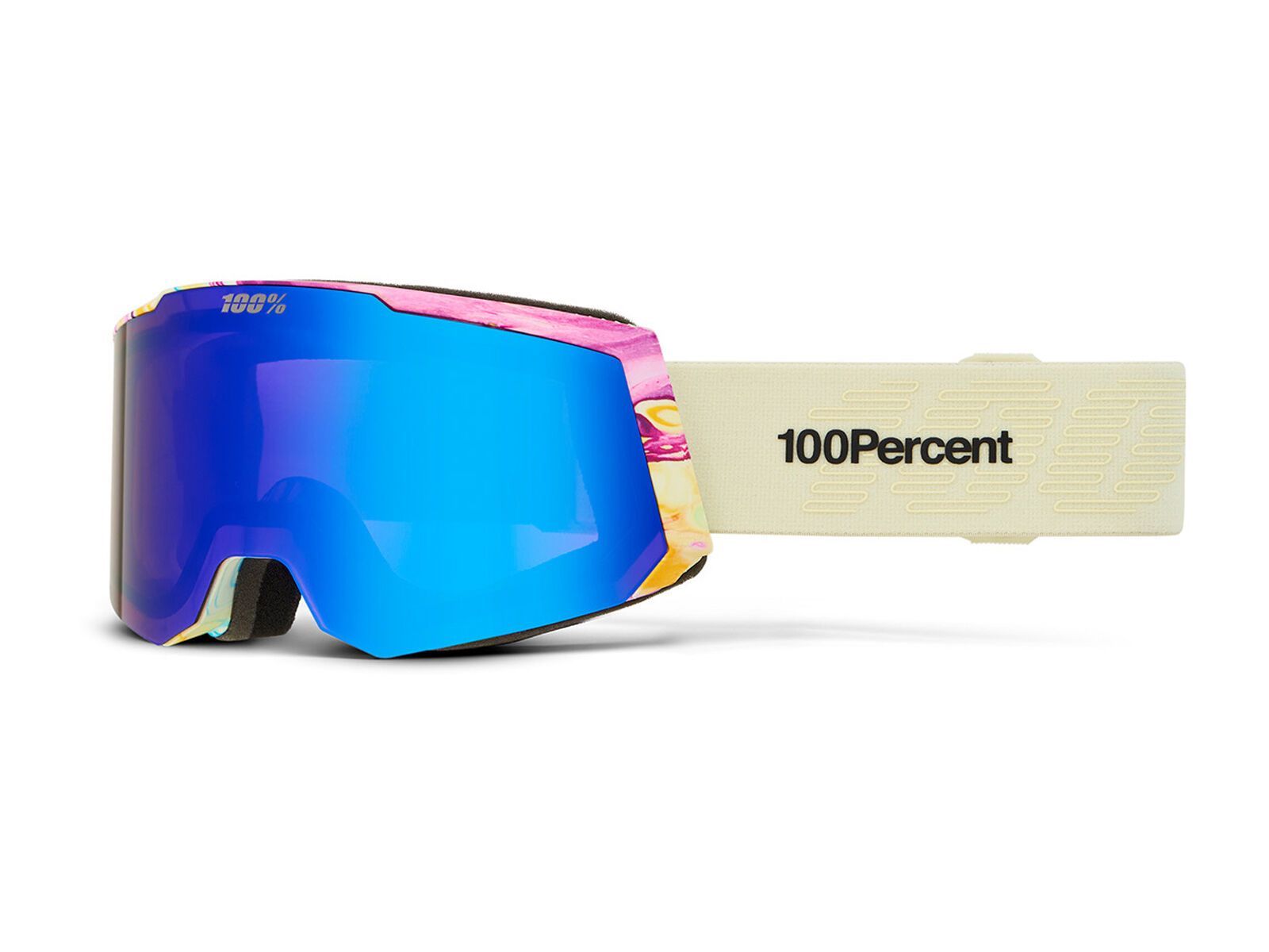 100% Snowcraft S - HiPER Smoke w/Silver Flash ML Mir, silencio - Bild 2