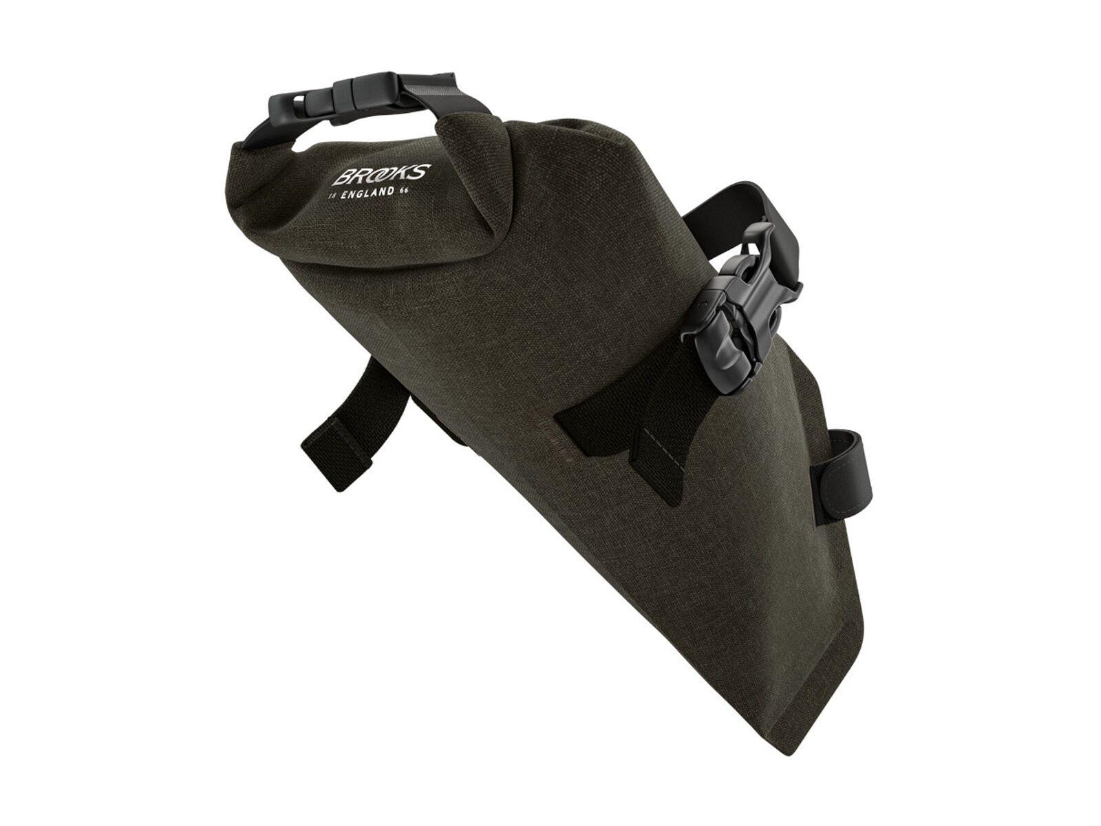 Brooks Scape Saddle Roll Bag, mud green - Bild 1