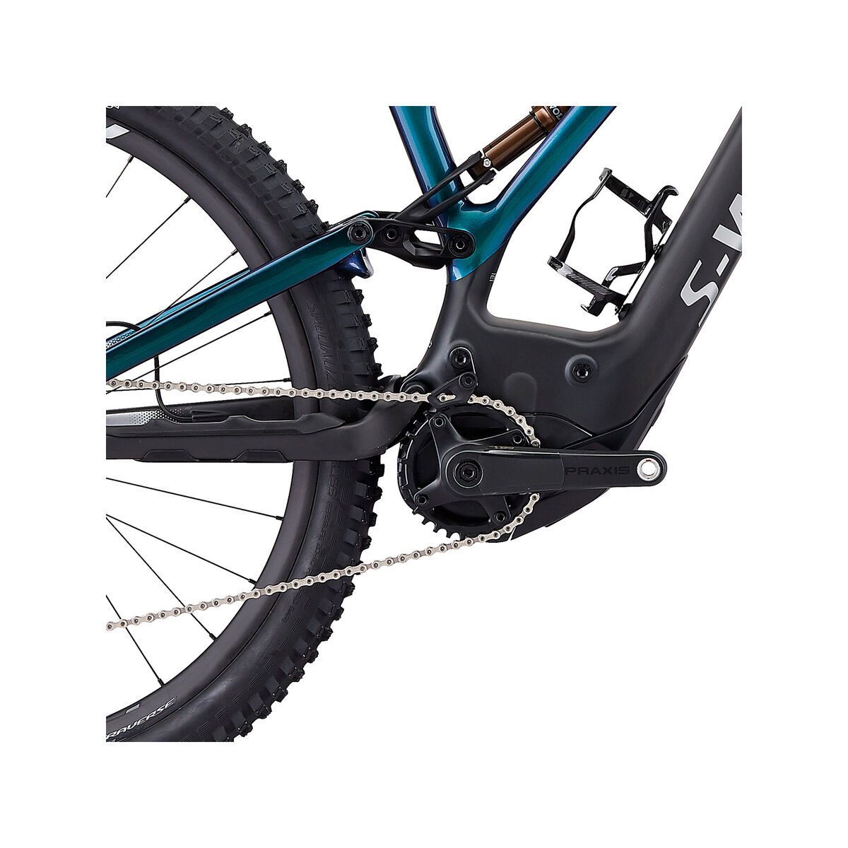 Specialized S-Works Turbo Levo FSR, oil slick chameleon tint/carbon/light silver - Bild 5