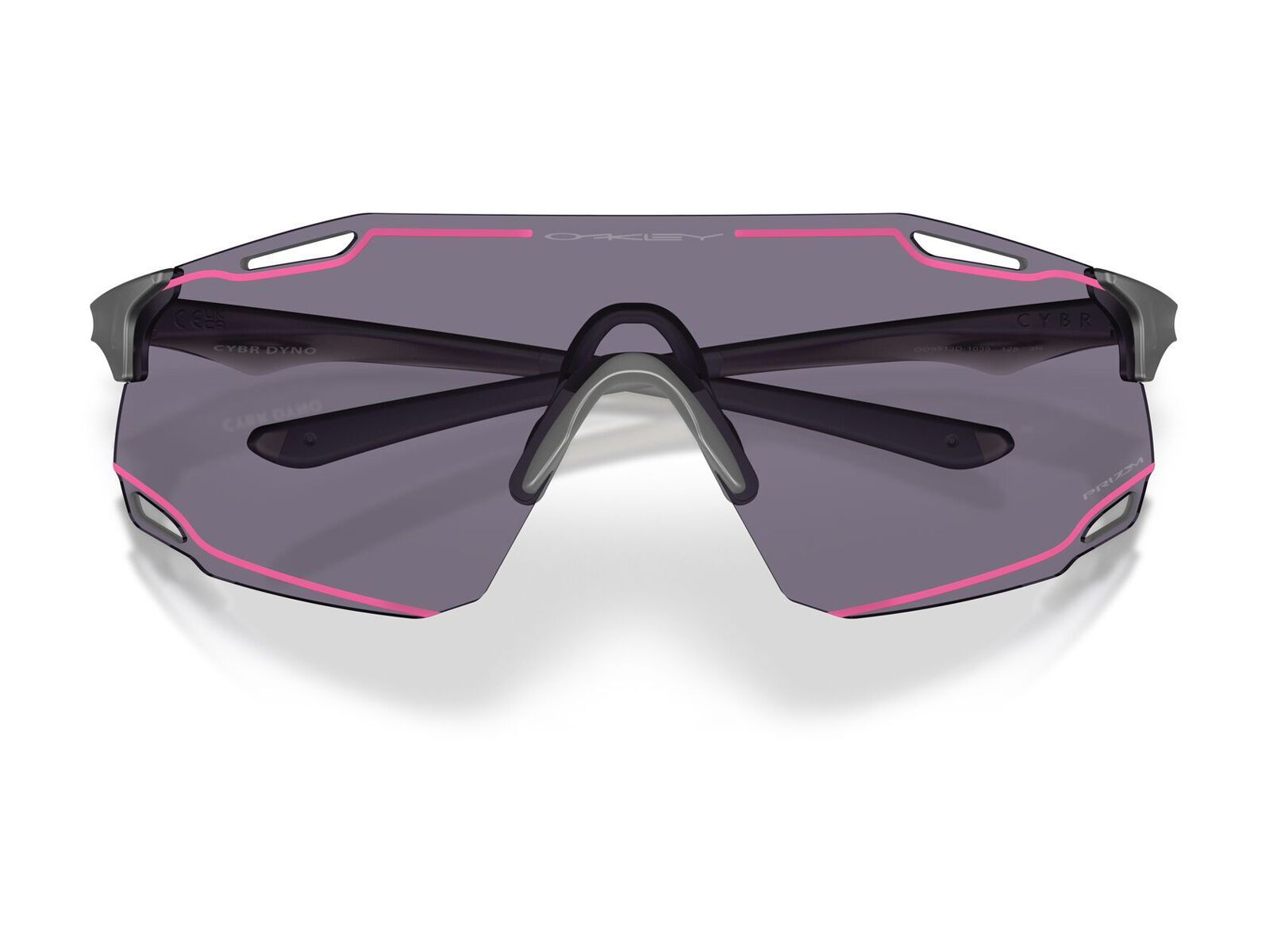 Oakley Cybr Dyno, Prizm Grey w/ Pink Ink / matte grey smoke - Bild 7