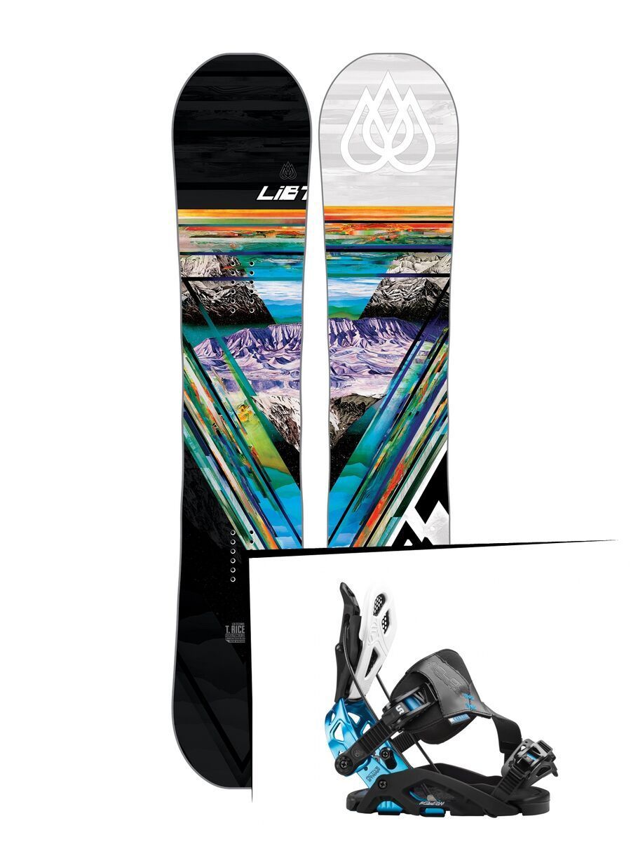 Set: Lib Tech T-Rice Pro 2017 + Flow Fuse-GT Hybrid (1513136S) - Bild 1