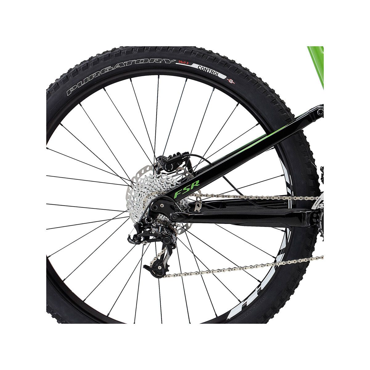 Specialized Stumpjumper FSR Comp 29, gloss moto green/black clean - Bild 4