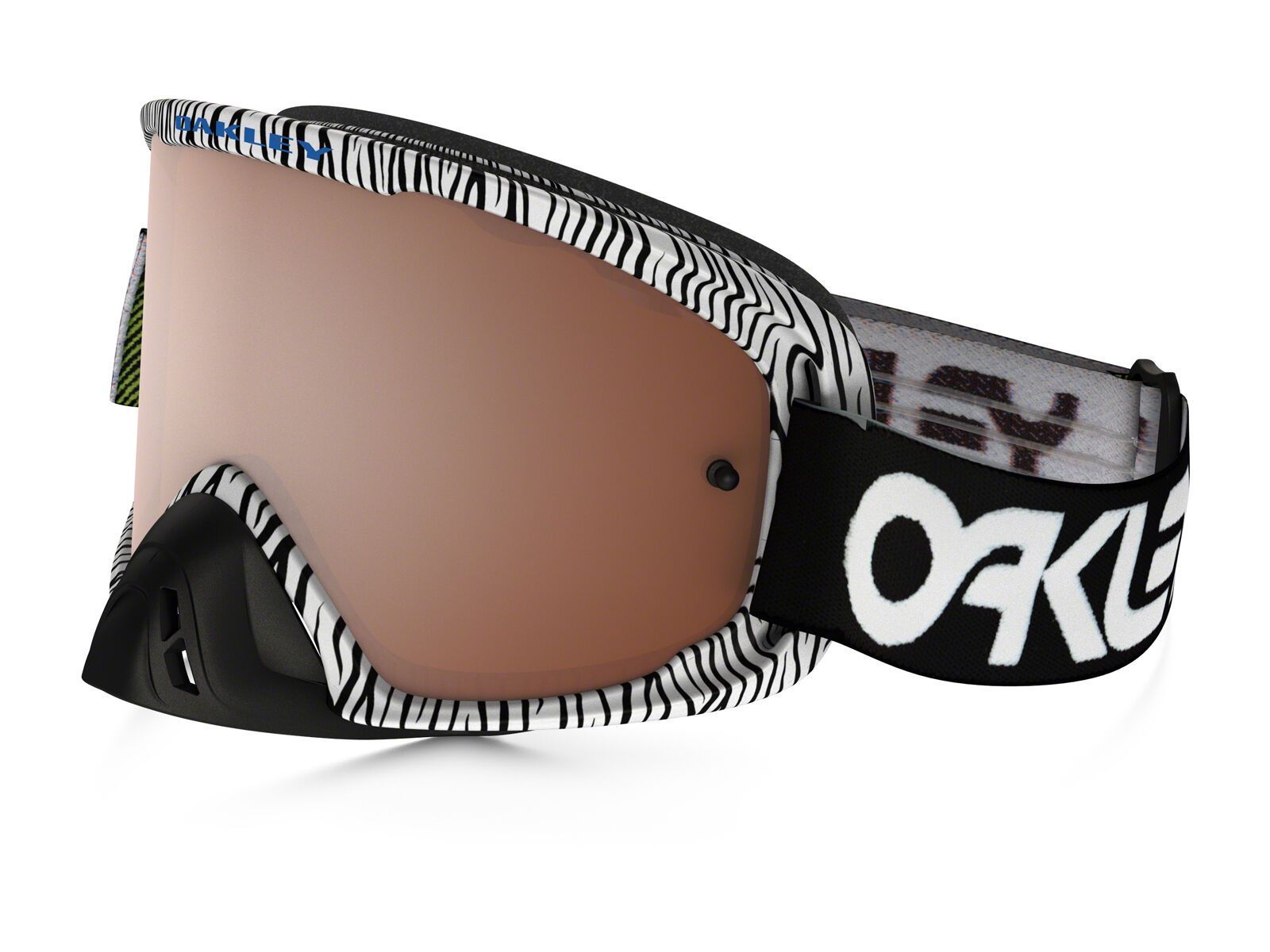 Oakley O2 MX inkl. Wechselscheibe, white bengal/Lens: black iridium - Bild 1