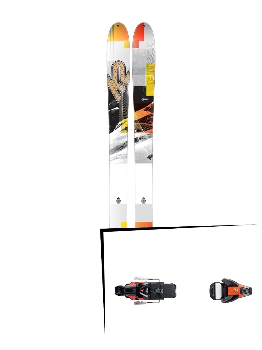 K2 SKI Set: Talkback 96 2016 + Salomon STH2 WTR 16 - Bild 1