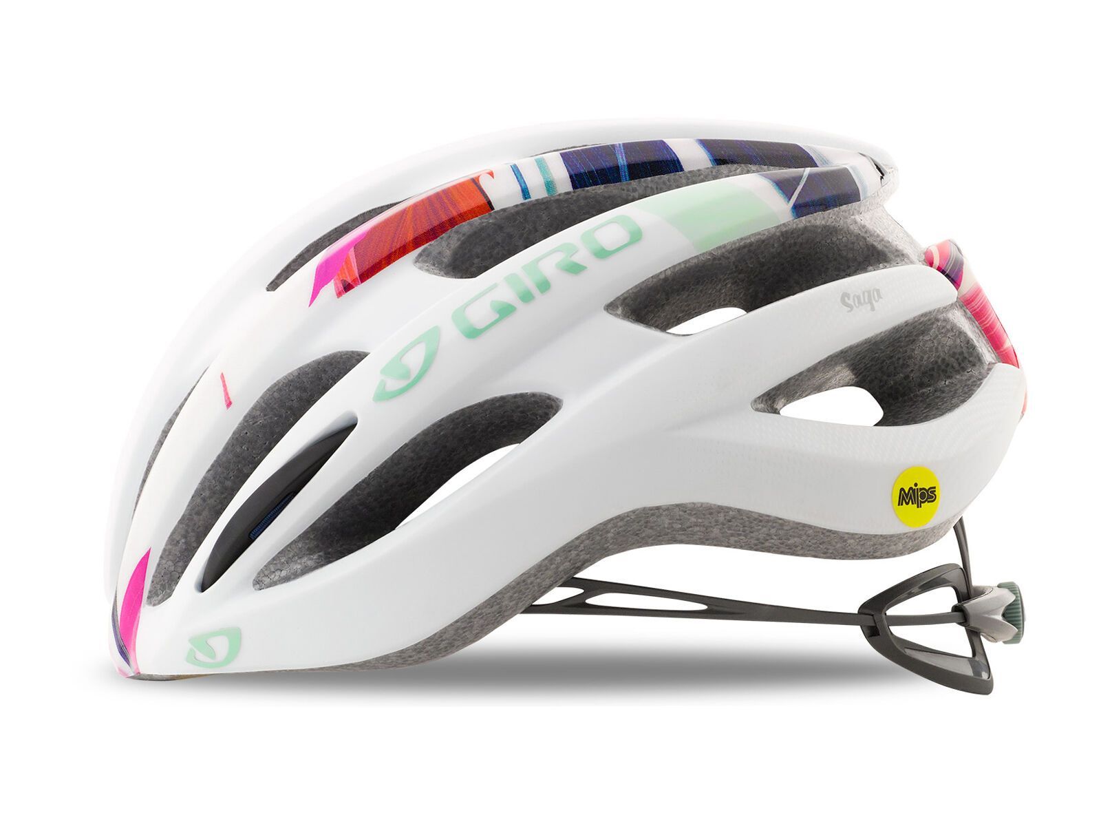 Giro Saga MIPS, mat white floral - Bild 2