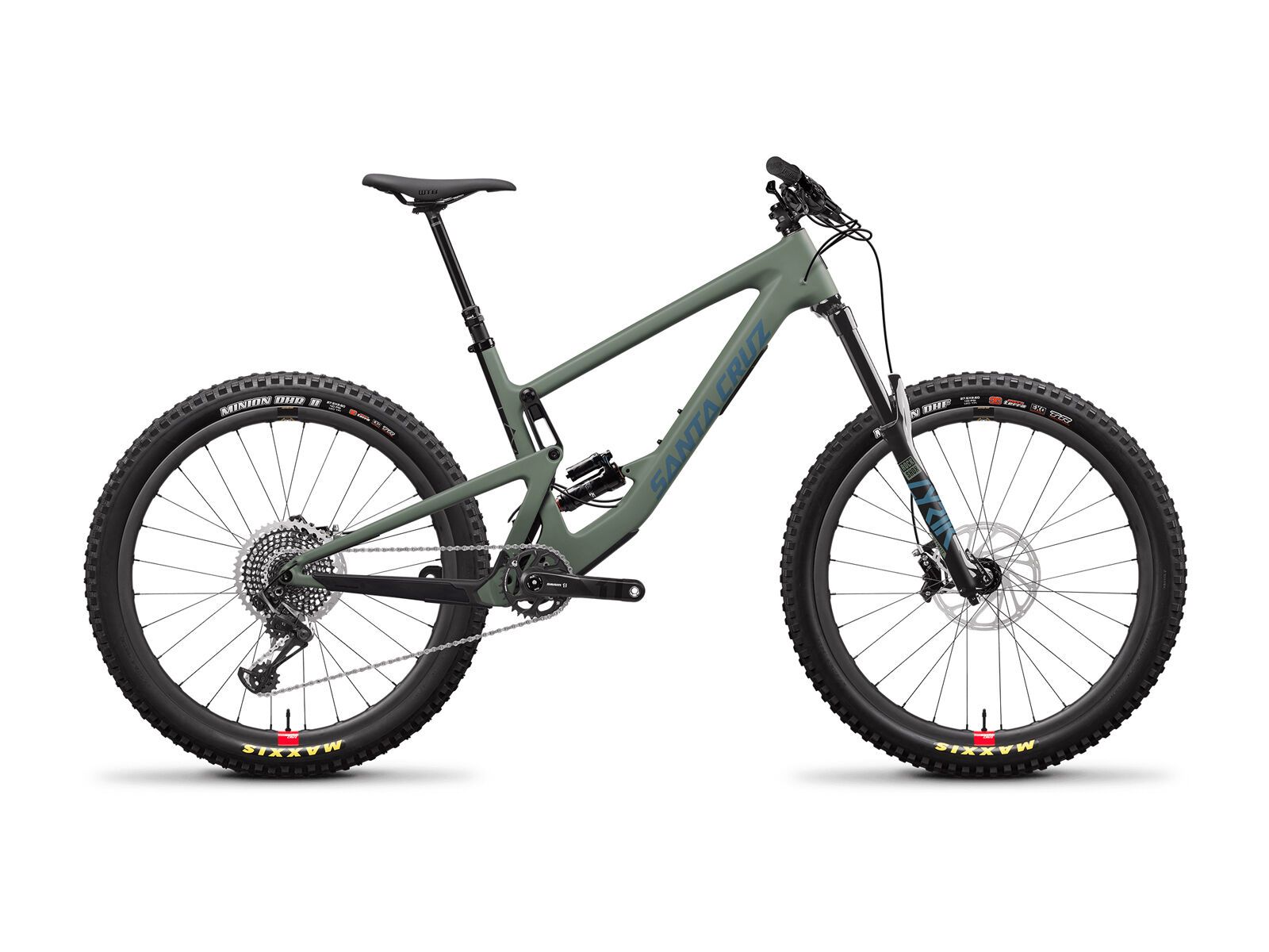 Santa Cruz Bronson CC X01+ Reserve, matte olive and blue - Bild 1