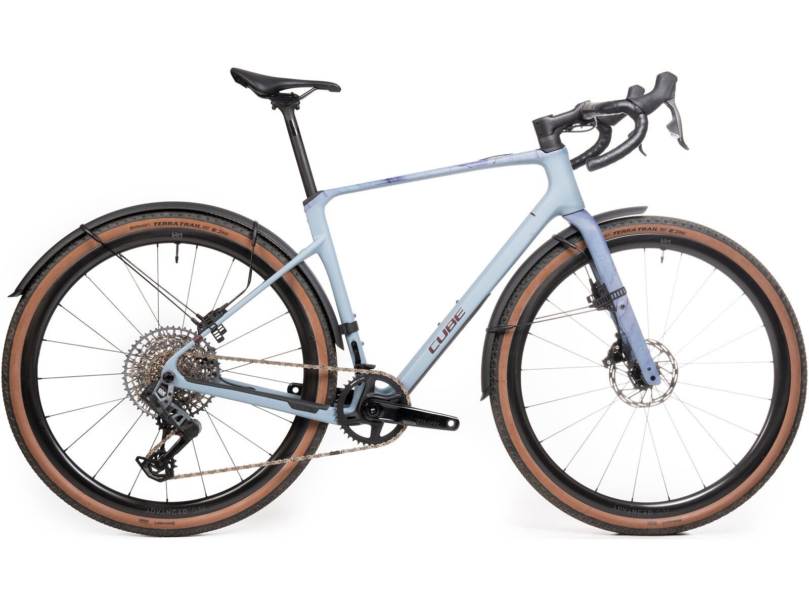 Cube Acid Steckschutzblechset Gravel 28 Zoll, black - Bild 2