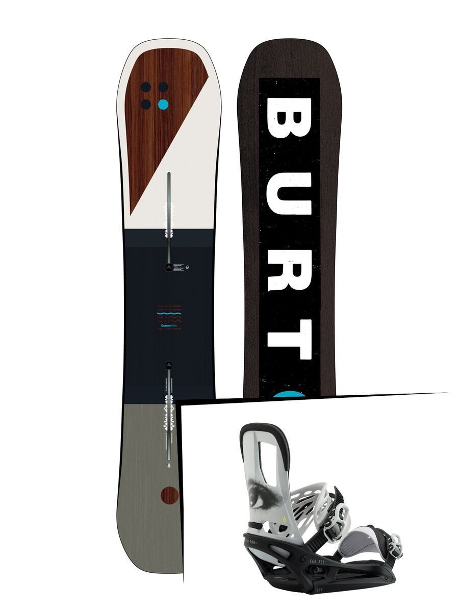 Set: Burton Custom Flying V 2019 +  Cartel EST (2218393S) - Bild 1