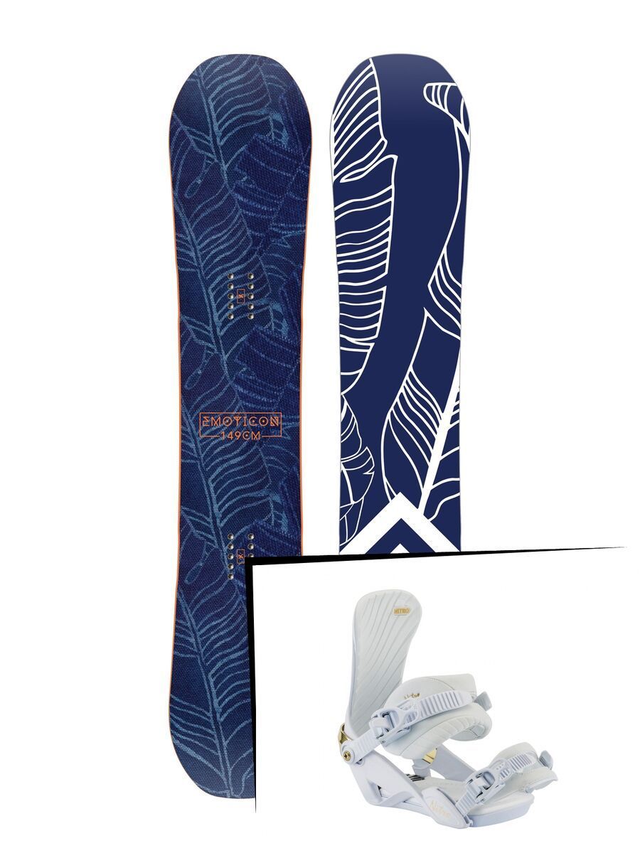 Set: Yes :) Emoticon 2019 + Nitro Ivy white wedding - Bild 1