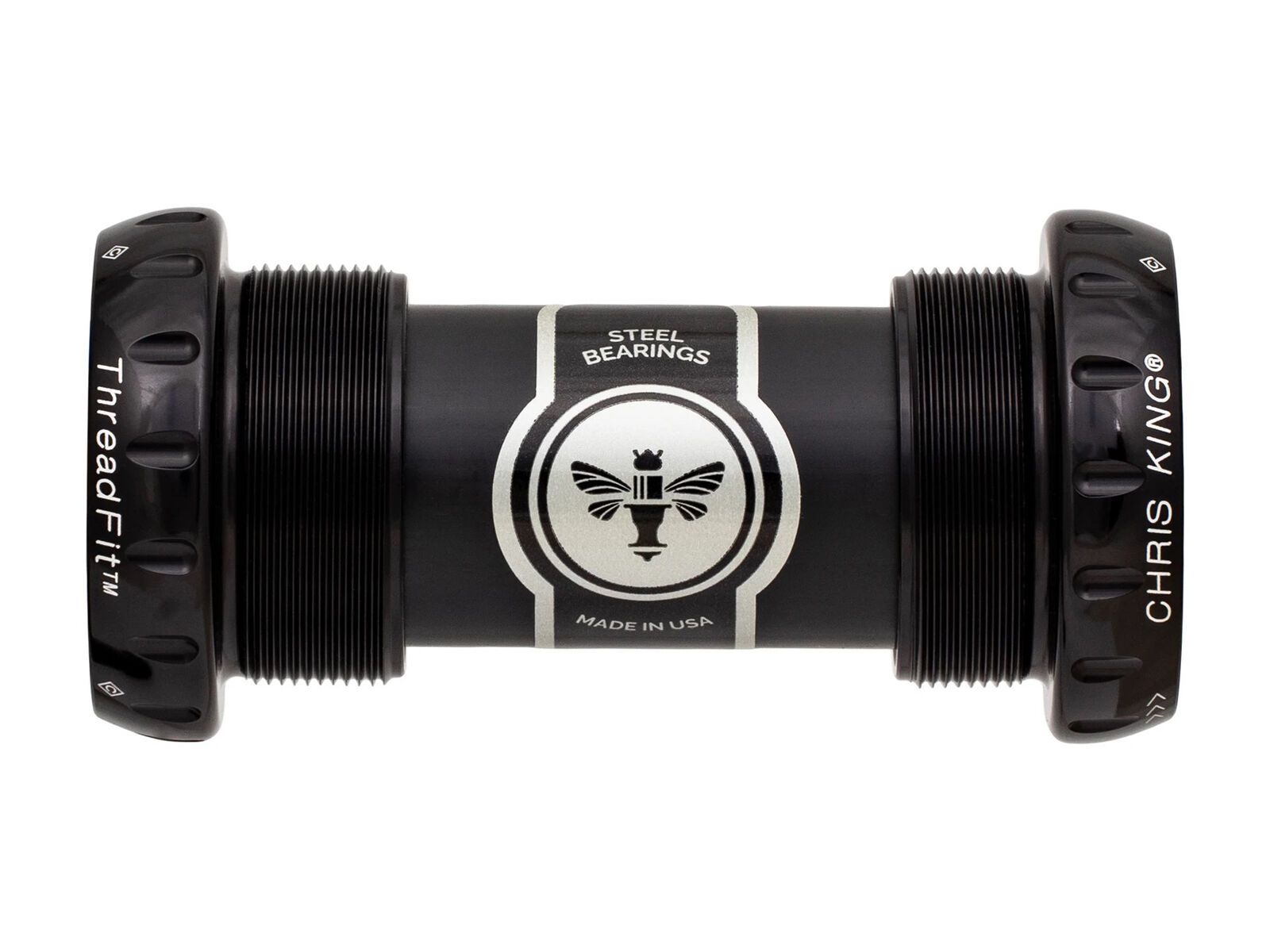 Chris King ThreadFit 24 - Edelstahl, black - Bild 1