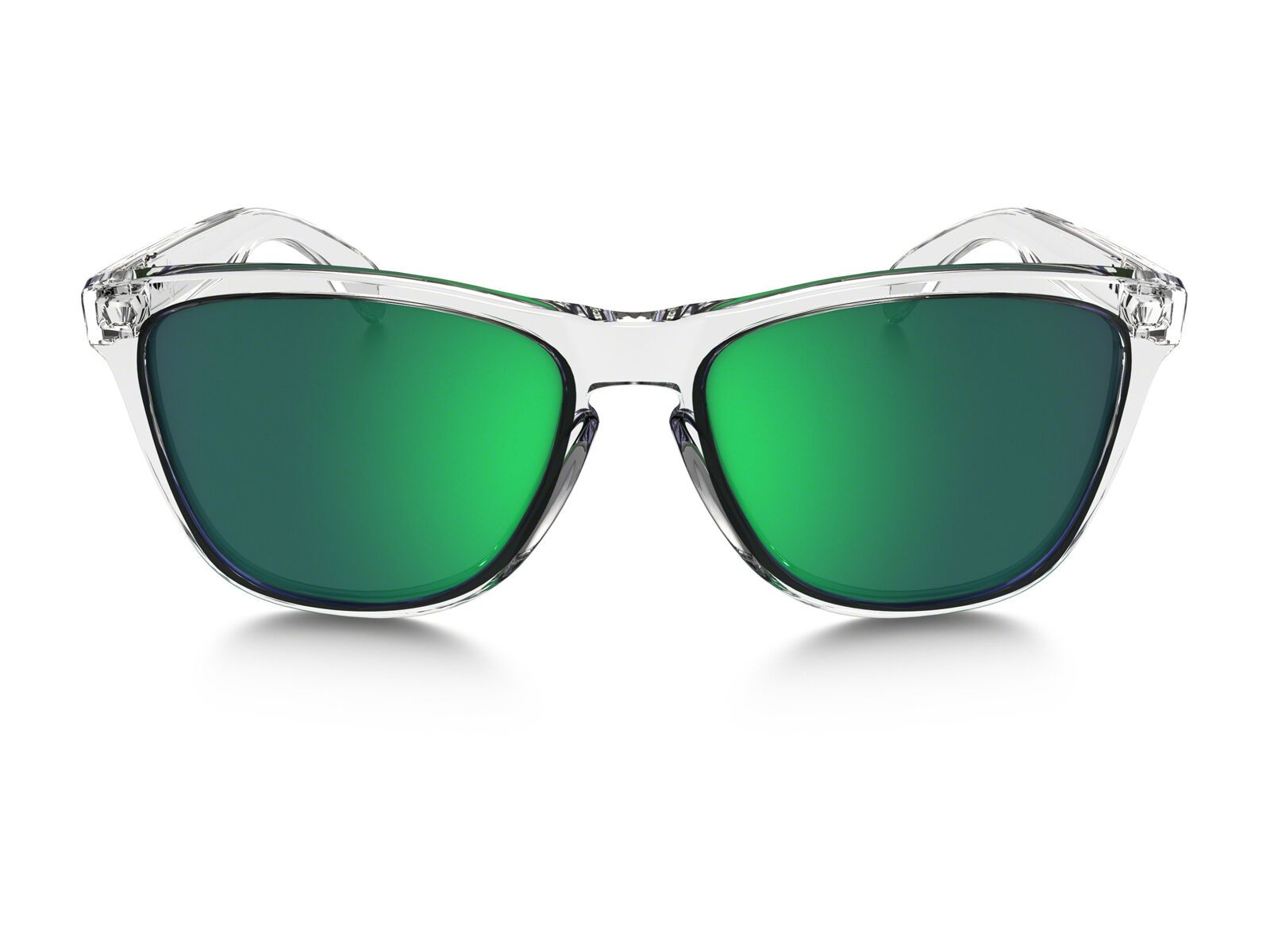Oakley Frogskins, polished clear/Lens: jade iridium - Bild 2