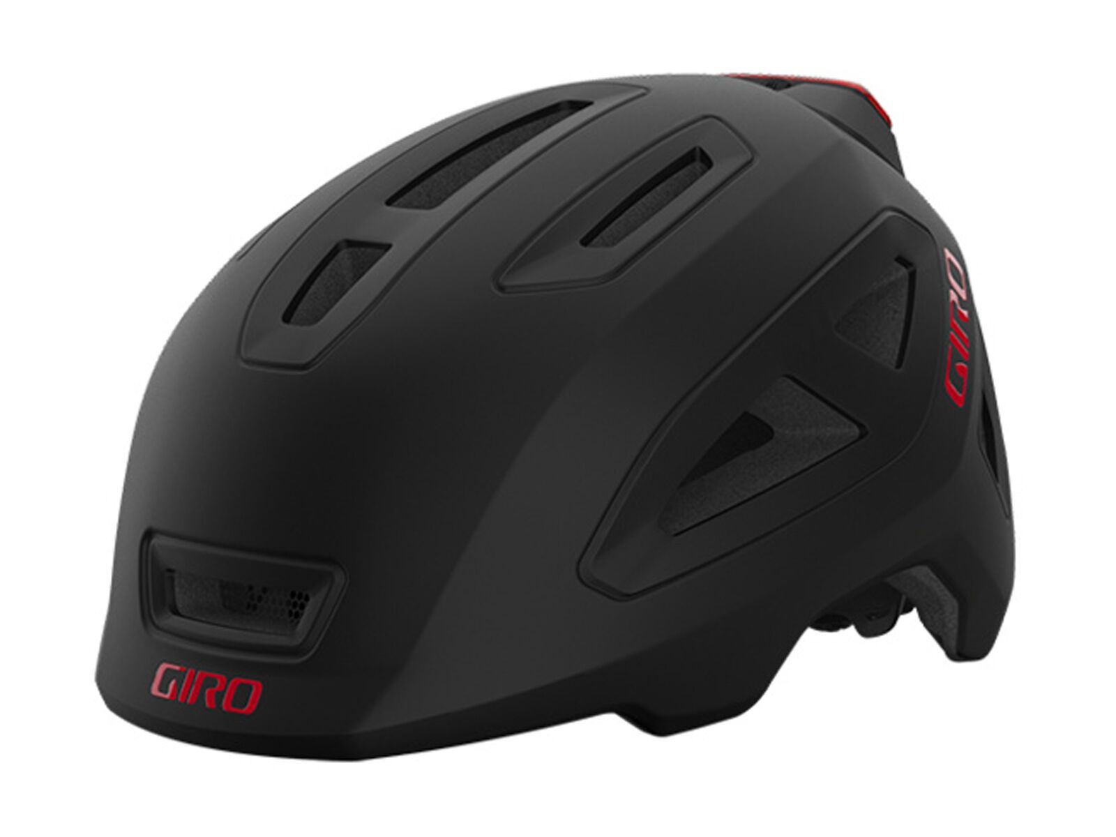 Giro Scamp II LED, matte black/red - Bild 1