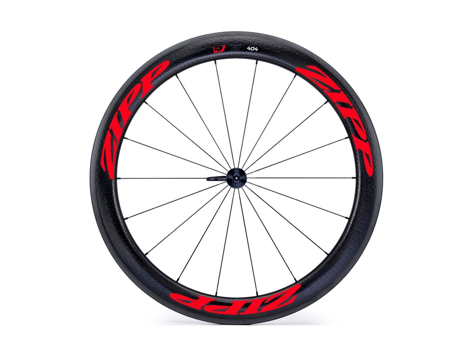 Zipp 404 Firecrest Carbon Clincher, schwarz/rot - Bild 1