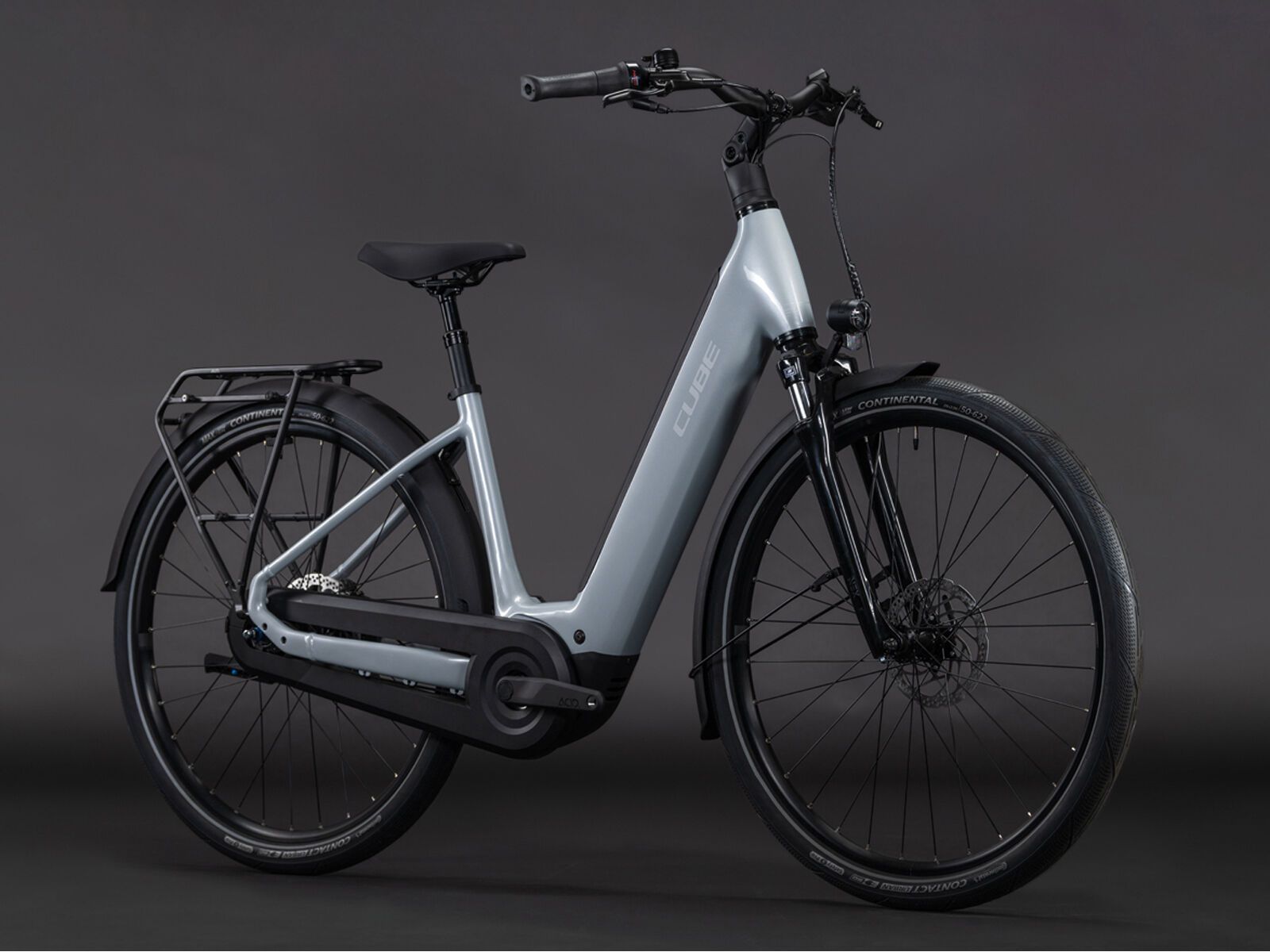 Cube Supreme Hybrid Comfort One 600 Easy Entry 28, foggrey´n´reflex - Bild 2