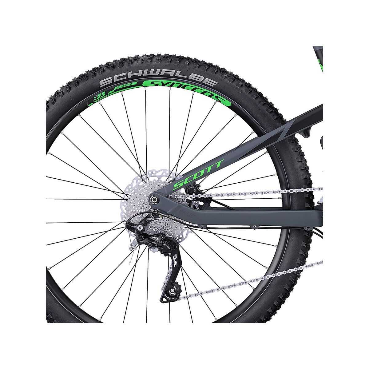 Scott Genius 740, anthracite/black/green - Bild 5