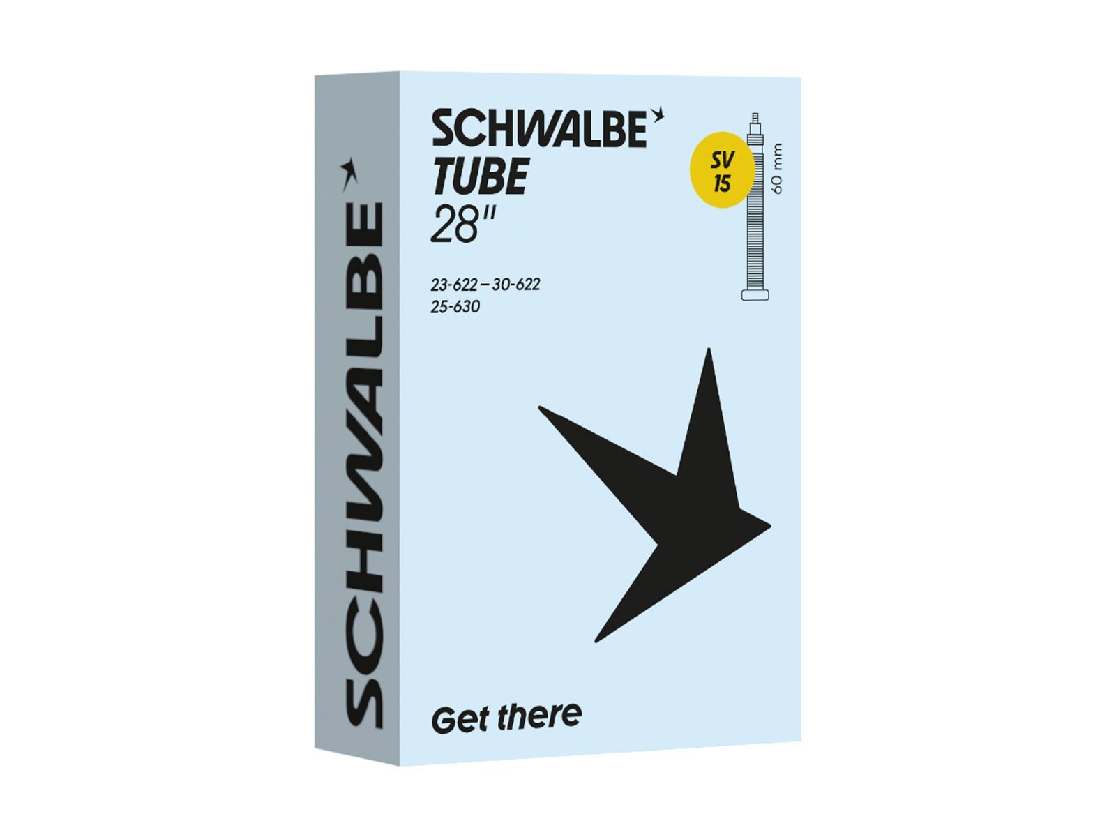 Schwalbe Schlauch SV 15 28 Zoll / 23/30-622/630 - 60 mm - Bild 1