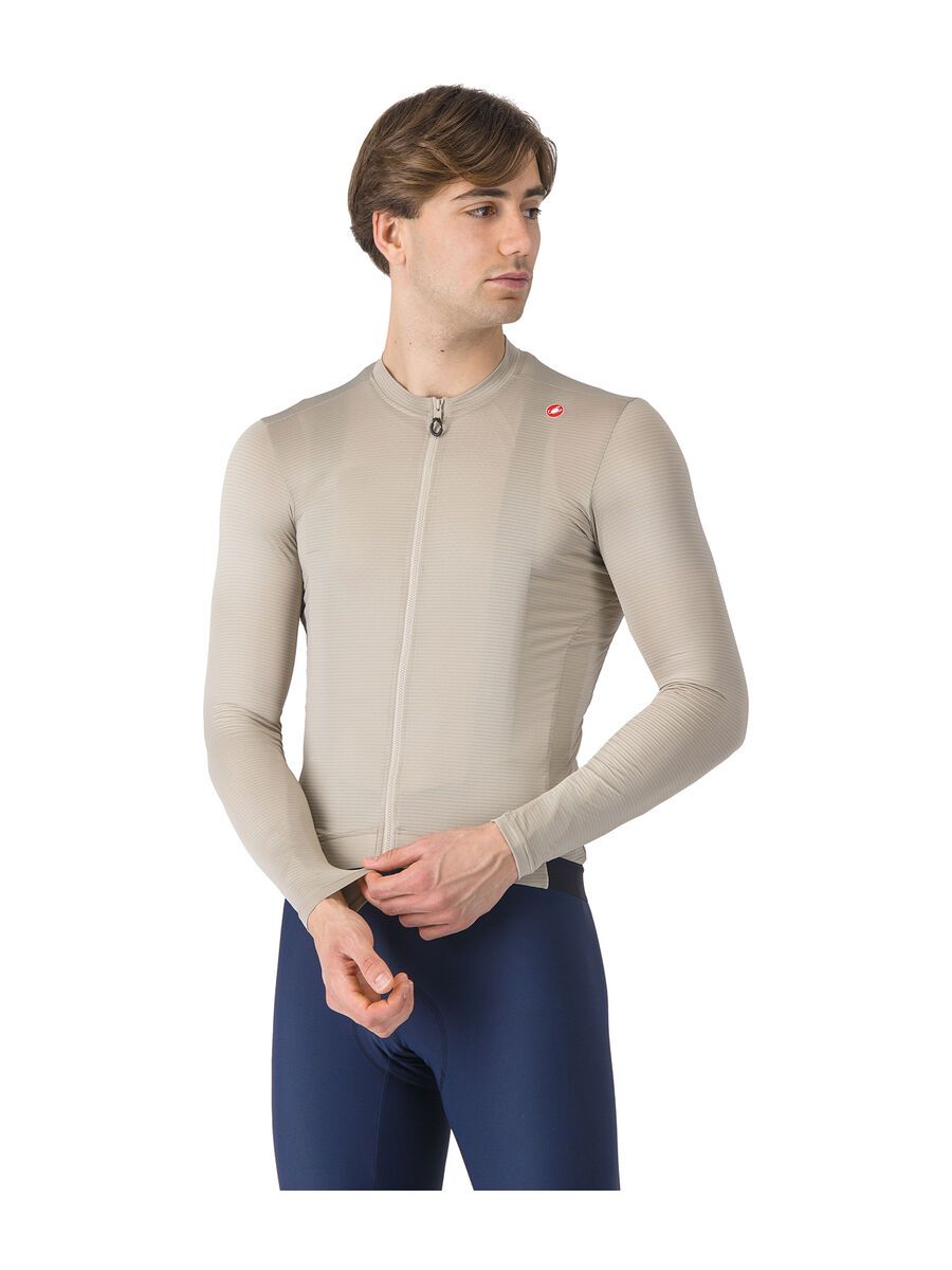 Castelli Espresso LS Jersey, clay/black - Bild 1