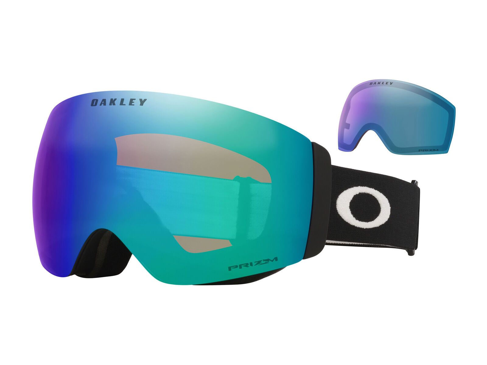 Oakley Flight Deck Pro M, Prizm Snow Argon Iridium & Iced / matte black - Bild 1