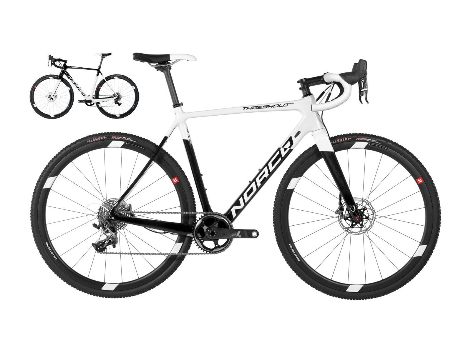 Norco Threshold SL Force 1, white/ud carbon - Bild 2