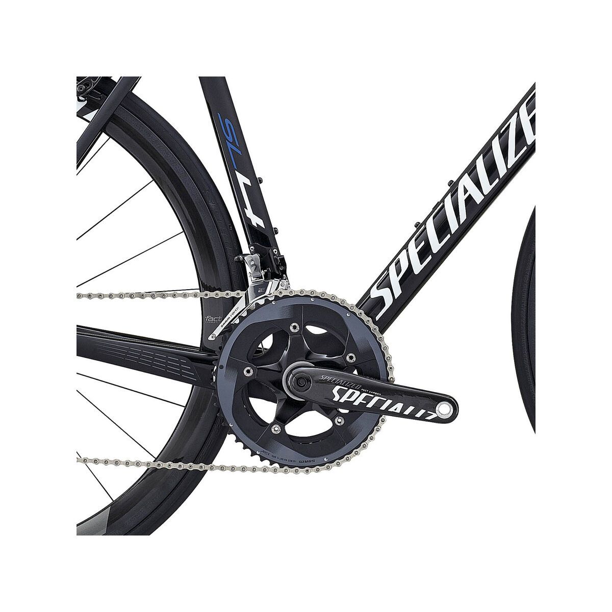 Specialized Tarmac SL4 Pro Race Force X2, Carbon/White/Blue - Bild 3