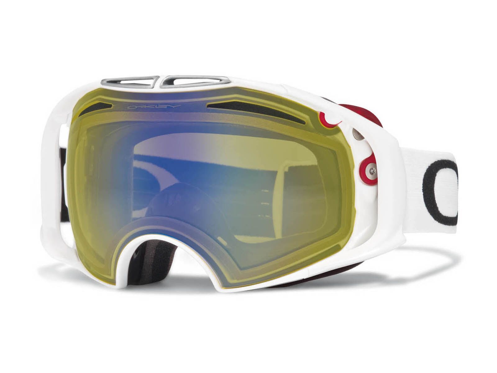 Oakley Airbrake, Polished White/H.I. Yellow & Dark Grey - Bild 2