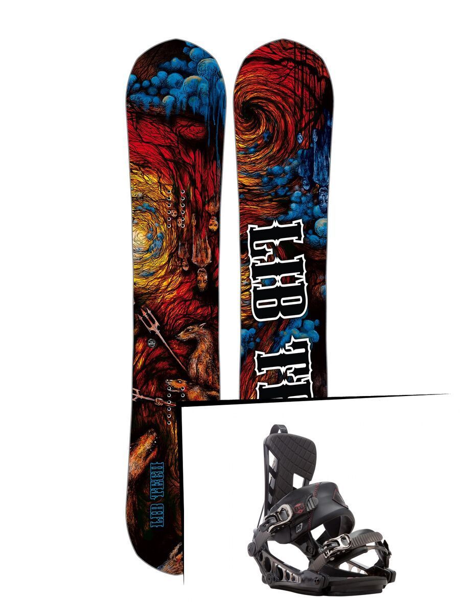 Set: Lib Tech From Hell Hot Knife 2017 + K2 Cinch CTS (1728762S) - Bild 1