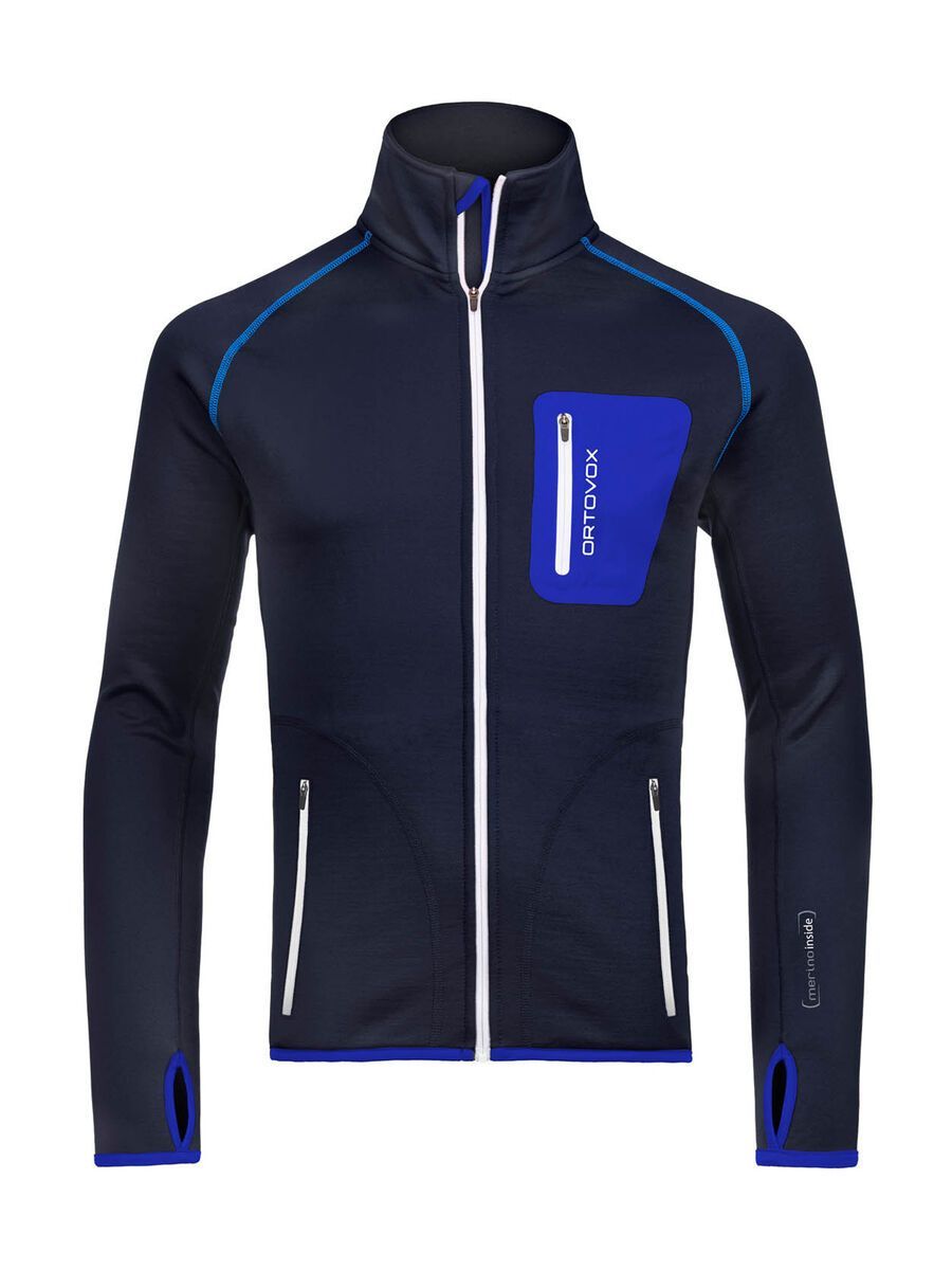 Ortovox Fleece Merino Jacket, blue navy - Bild 1
