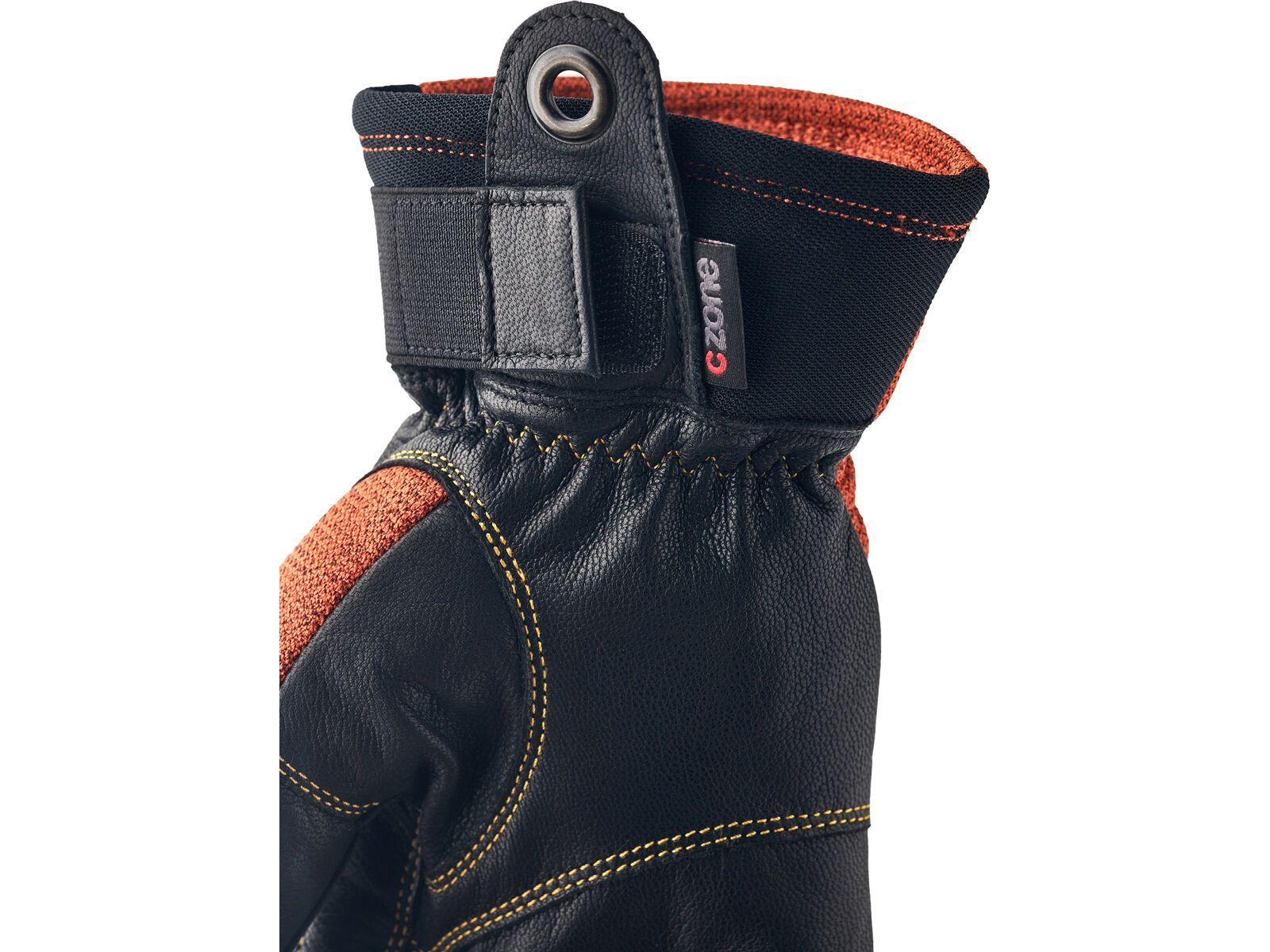 Hestra Couloir 5 Finger, brick red/black - Bild 5