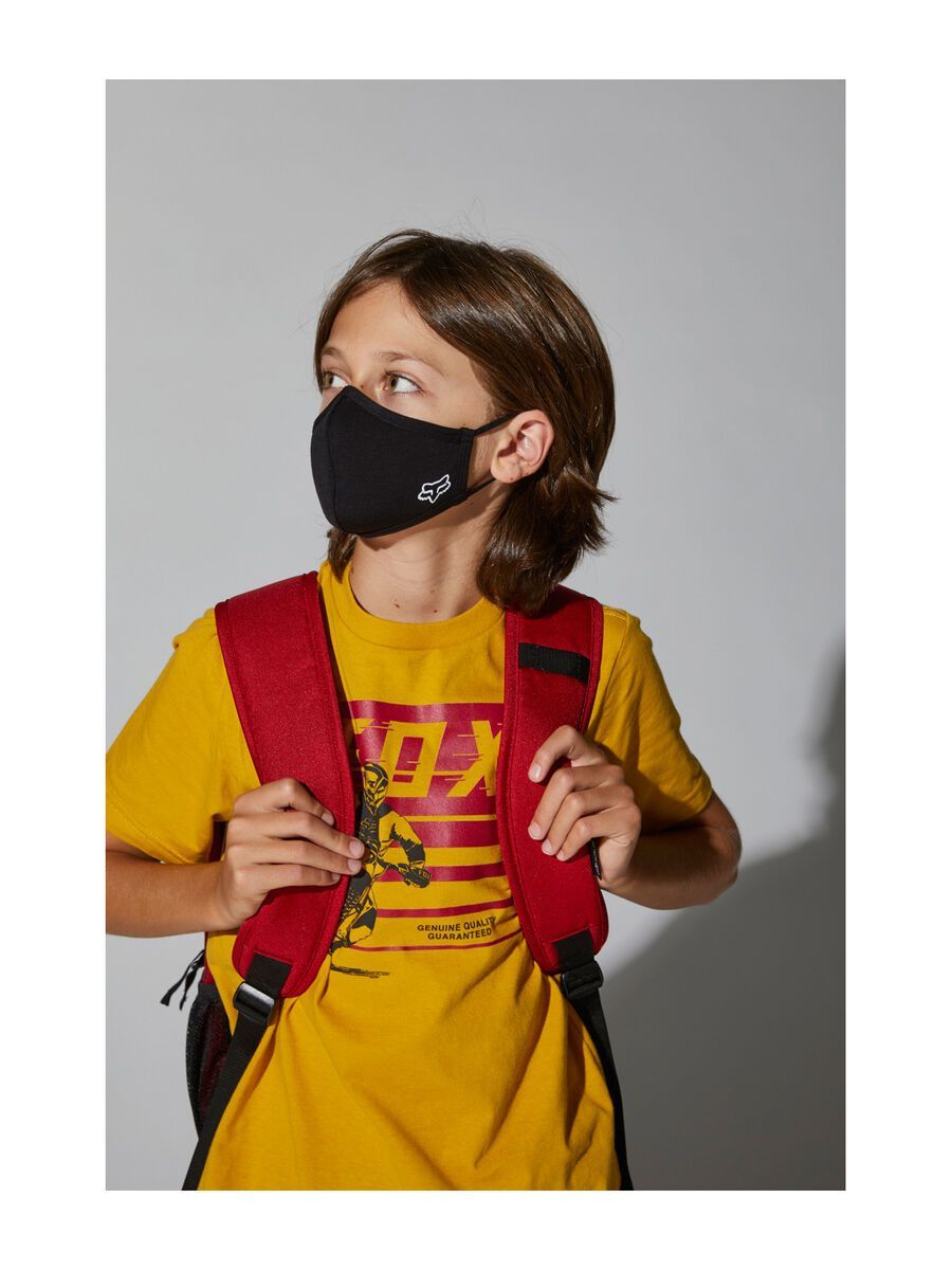 Fox Youth Face Mask (nicht retournierbar), black - Bild 8