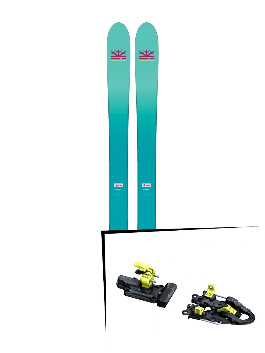 Set: DPS Skis Nina F99 Foundation 2018 + ATK Freeraider 14 2.0 - Bild 1
