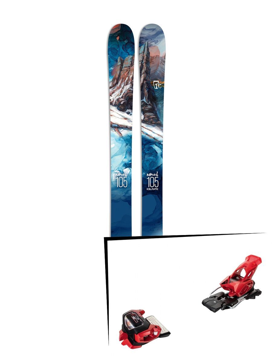 Set: Icelantic Nomad 2017 + Tyrolia Attack² 13 GW (2020409) - Bild 1