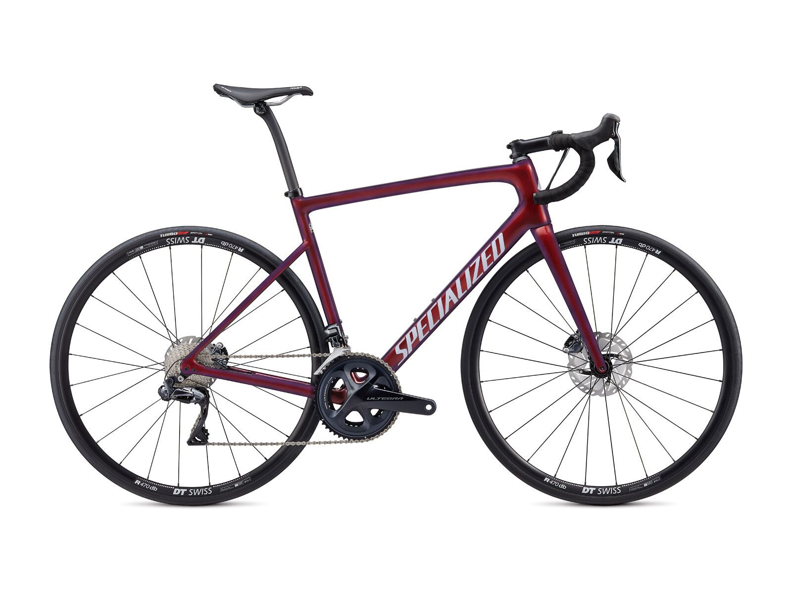 Specialized Tarmac Disc Comp Ultegra Di2, gloss cast berry/metallic crimson/dove grey - Bild 1