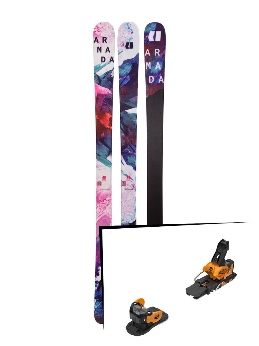Set: Armada Victa 83 2019 + Salomon Warden MNC 13 saffron/black - Bild 1