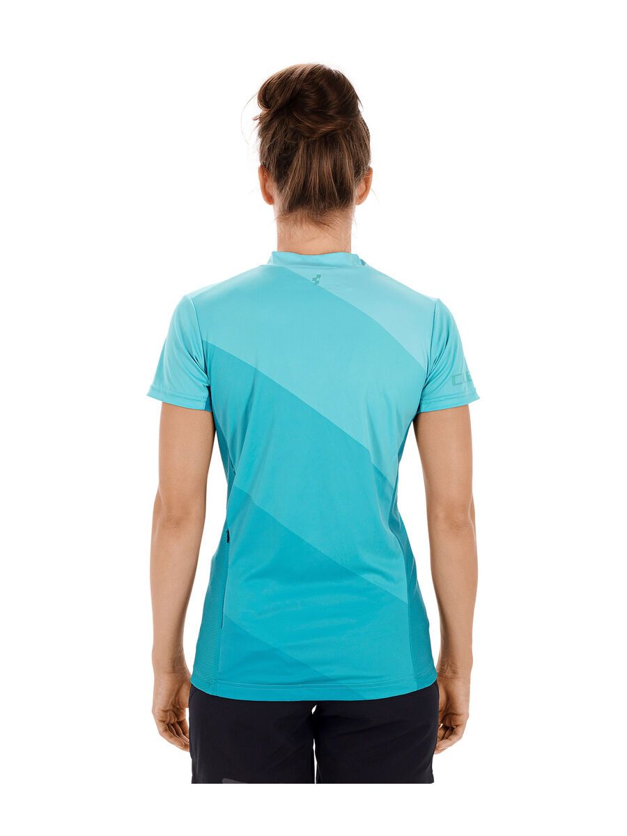 Cube WS Trikot Full Zip, blue pattern - Bild 4