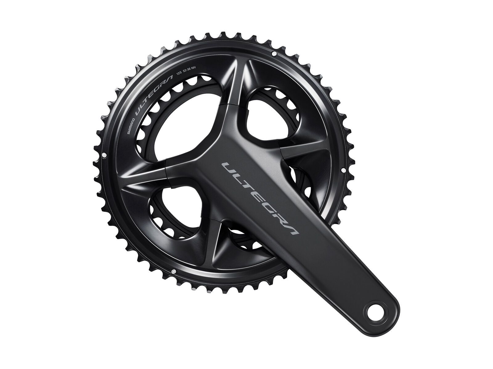 Shimano Ultegra FC-R8100 Hollowtech II - 2x12-fach / 52/36 Z, schwarz - Bild 1
