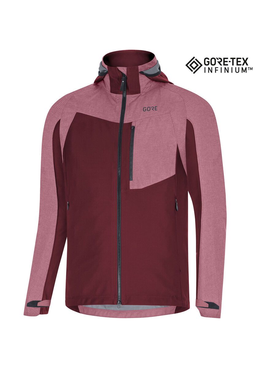 GOREWEAR C5 Gore-Tex Infinium Hybrid Kapuzenjacke, chestnut red - Bild 2