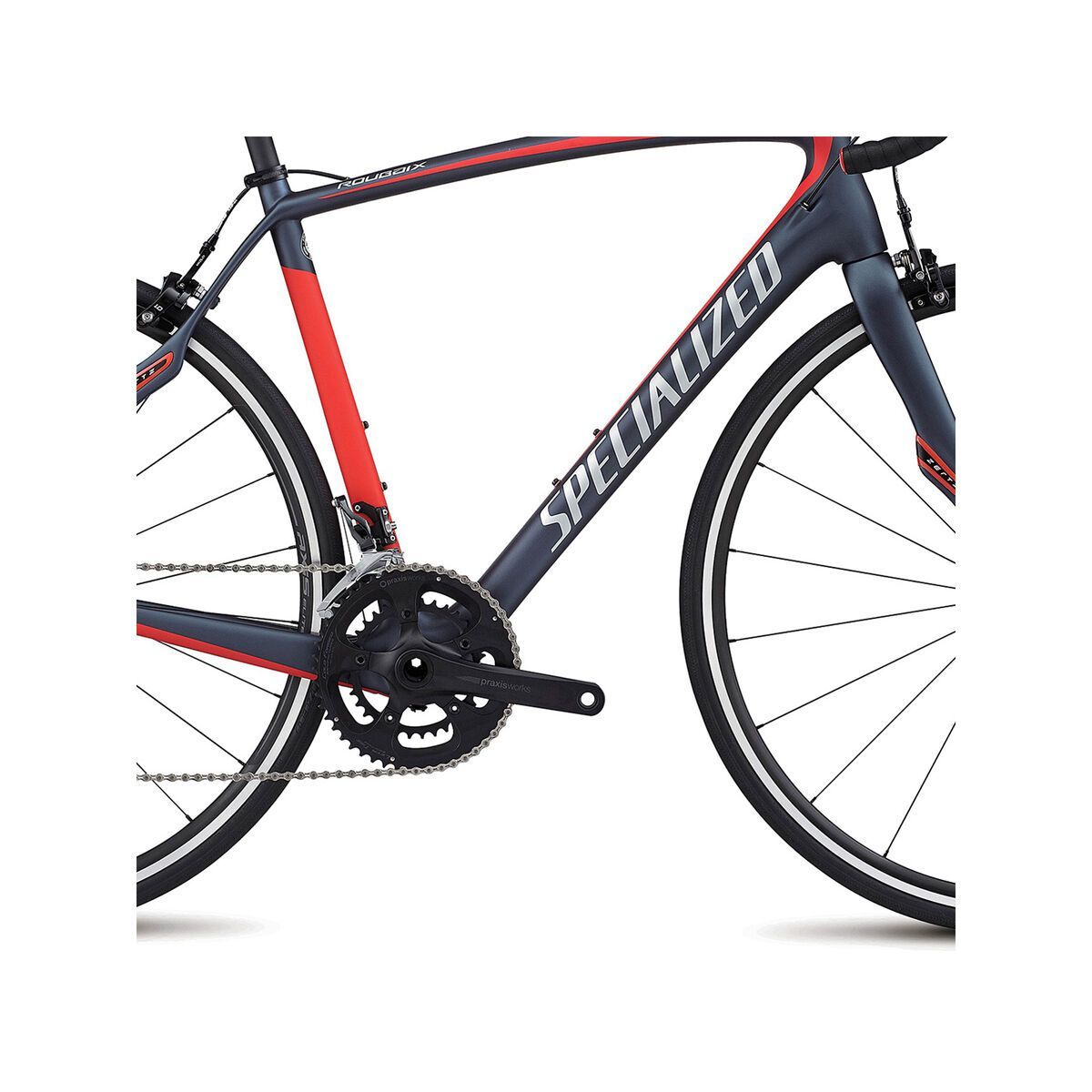 Specialized Roubaix SL4, satin ink/nordic red/silver - Bild 3