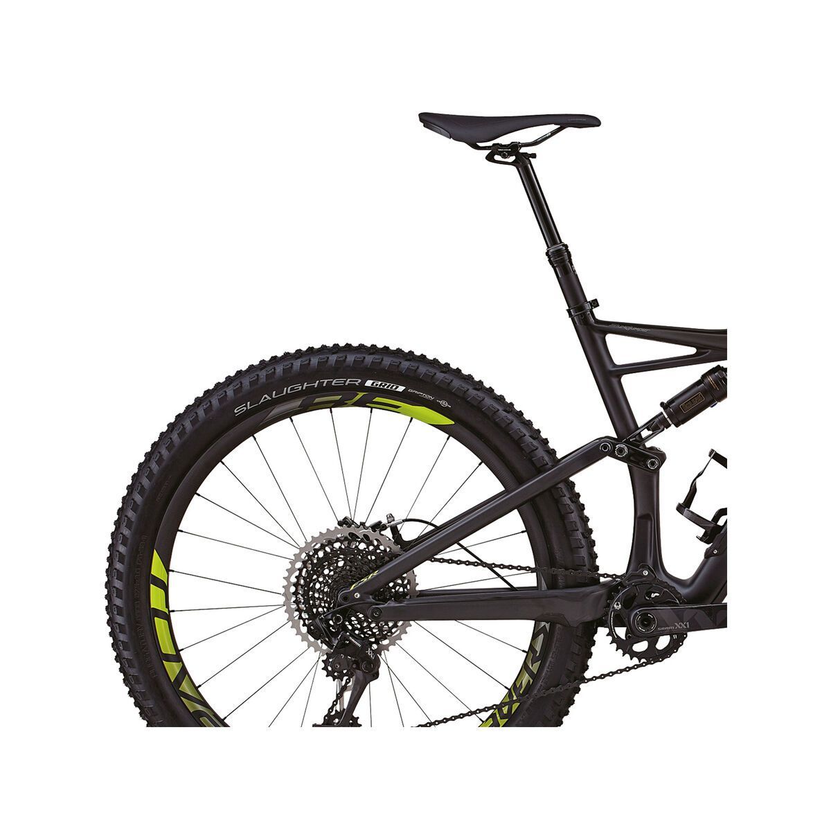 Specialized S-Works Stumpjumper FSR 29/6Fattie, satin gloss carbon/hyper green - Bild 7