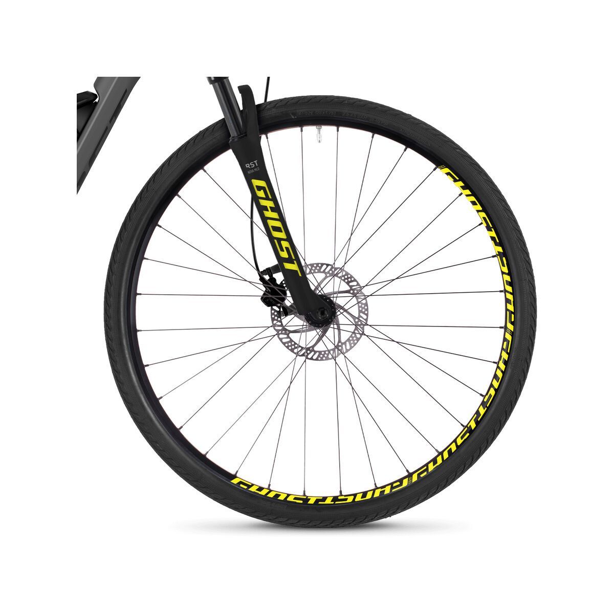 Ghost Hybride Square Cross B2.9 W AL, urban gray/night black/neon yellow - Bild 2