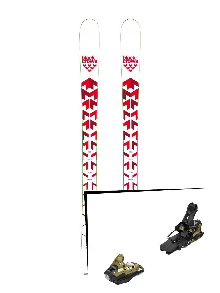 Set: Black Crows Vertis Birdie 2019 + Salomon STH2 WTR 16 gold/black - Bild 1