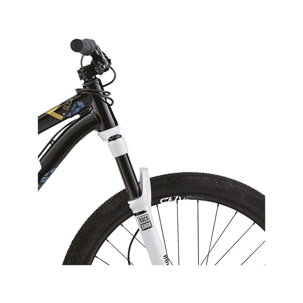 Specialized P. Slope, Gloss Black/White/Cyan/Gold - Bild 5