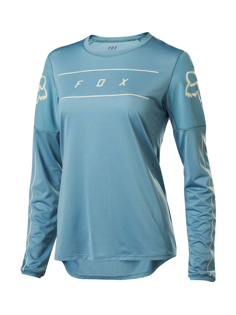 Fox Womens Flexair LS Jersey, light blue - Bild 1