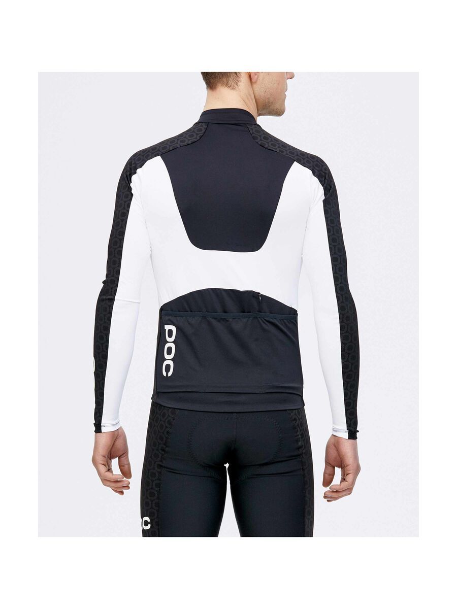 POC AVIP LS Ceramic Jersey, uranium black/hydrogen white - Bild 4