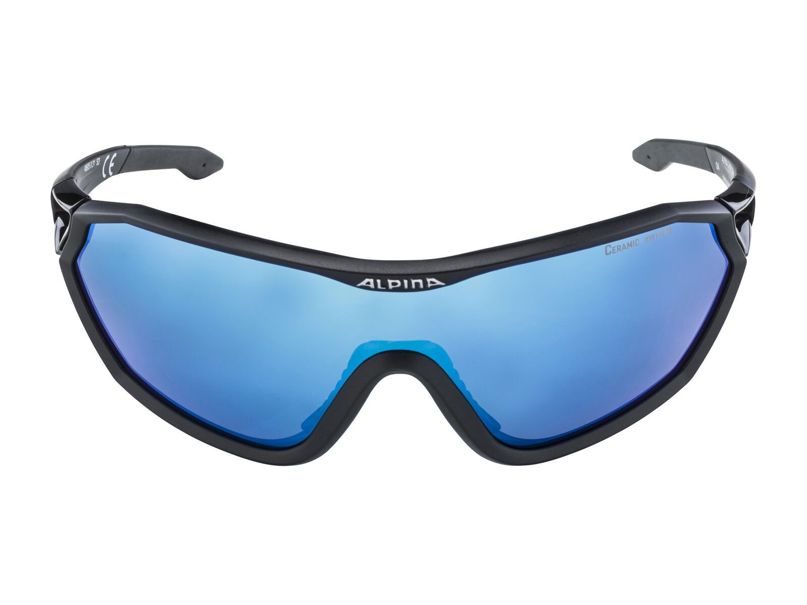 Alpina S-Way, black matt/Lens: ceramic blue mirror - Bild 3