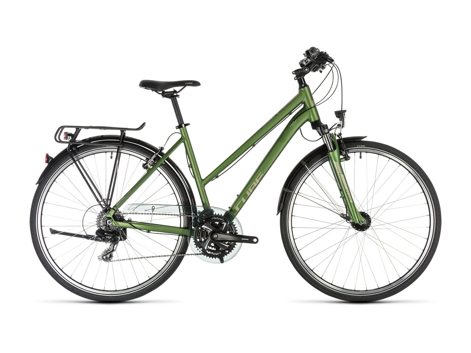 Cube Touring Trapeze, green´n´silver - Bild 1