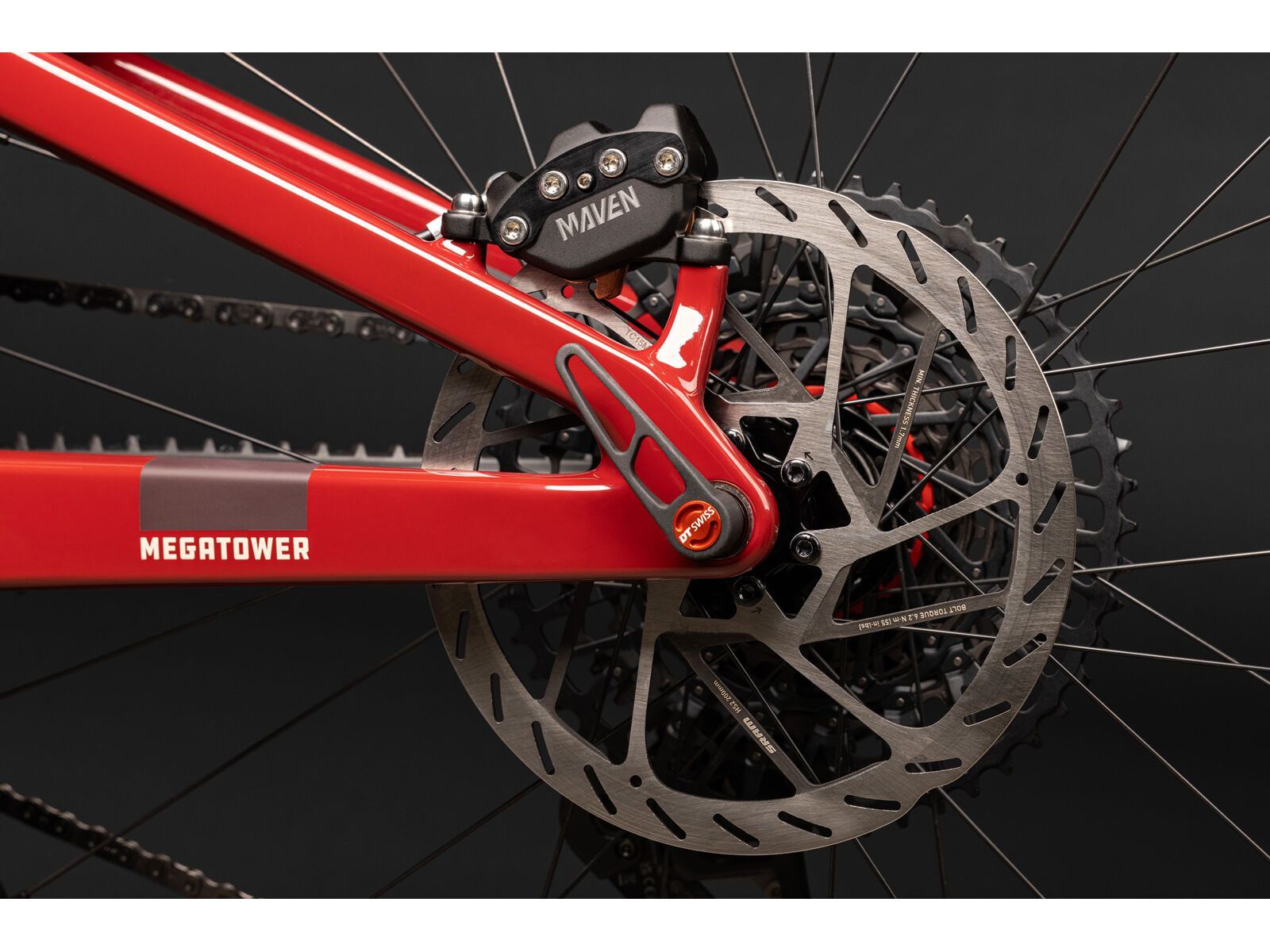 Santa Cruz Megatower C / GX AXS / 29, gloss crimson - Bild 5