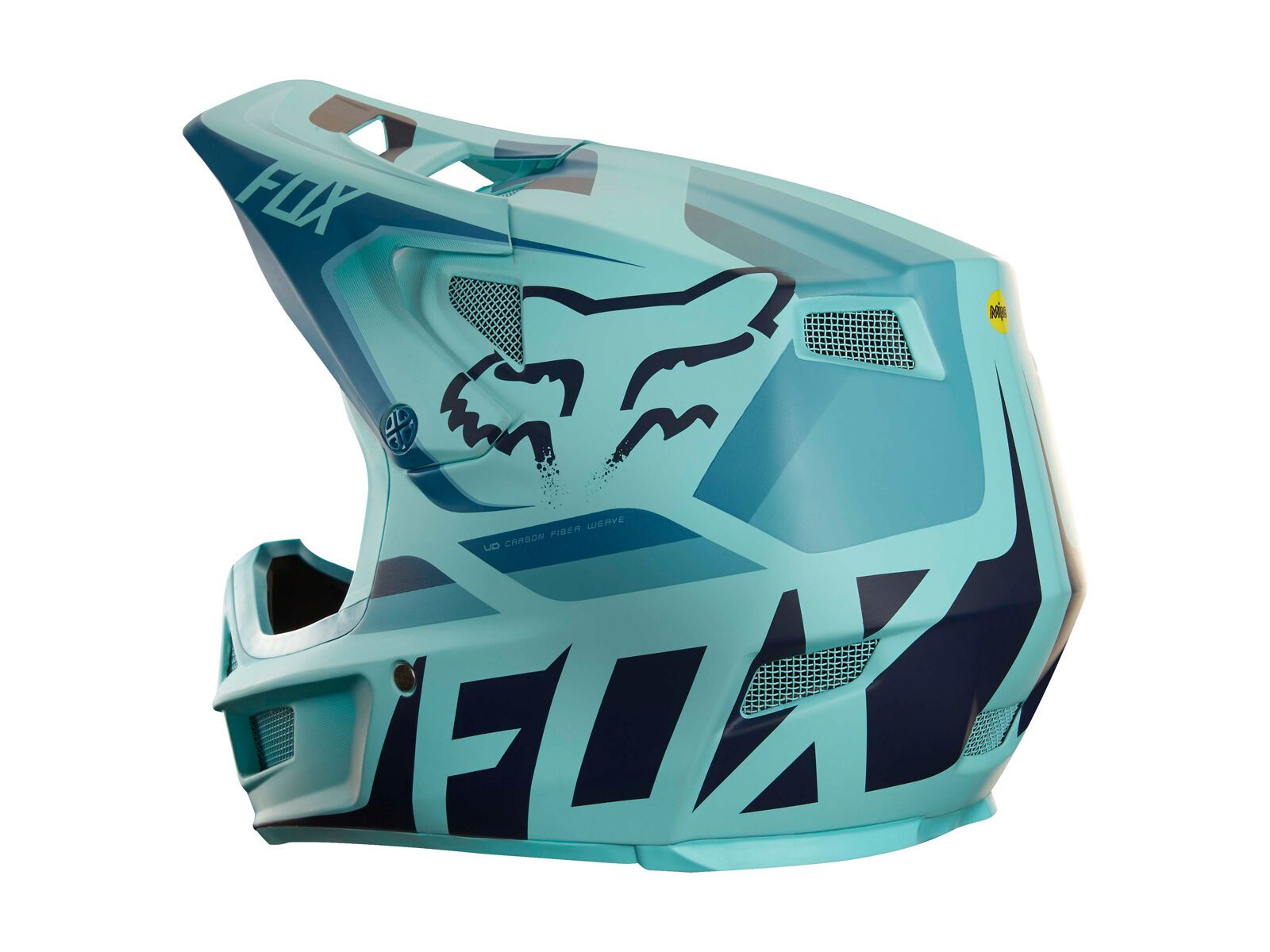 Fox RPC Seca Helmet, ice blue - Bild 4