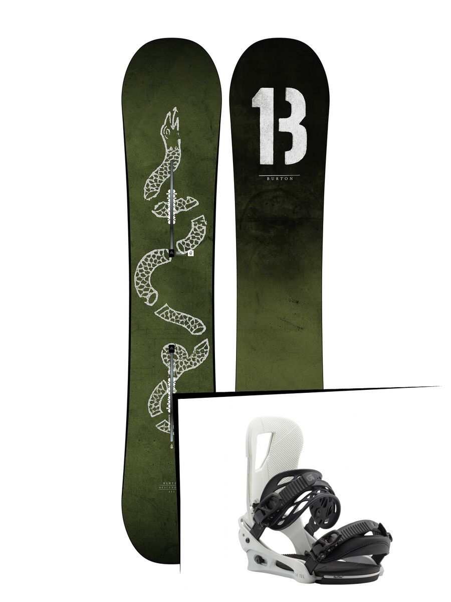 Set: Burton Descendant 2019 + Burton Cartel primed - Bild 1